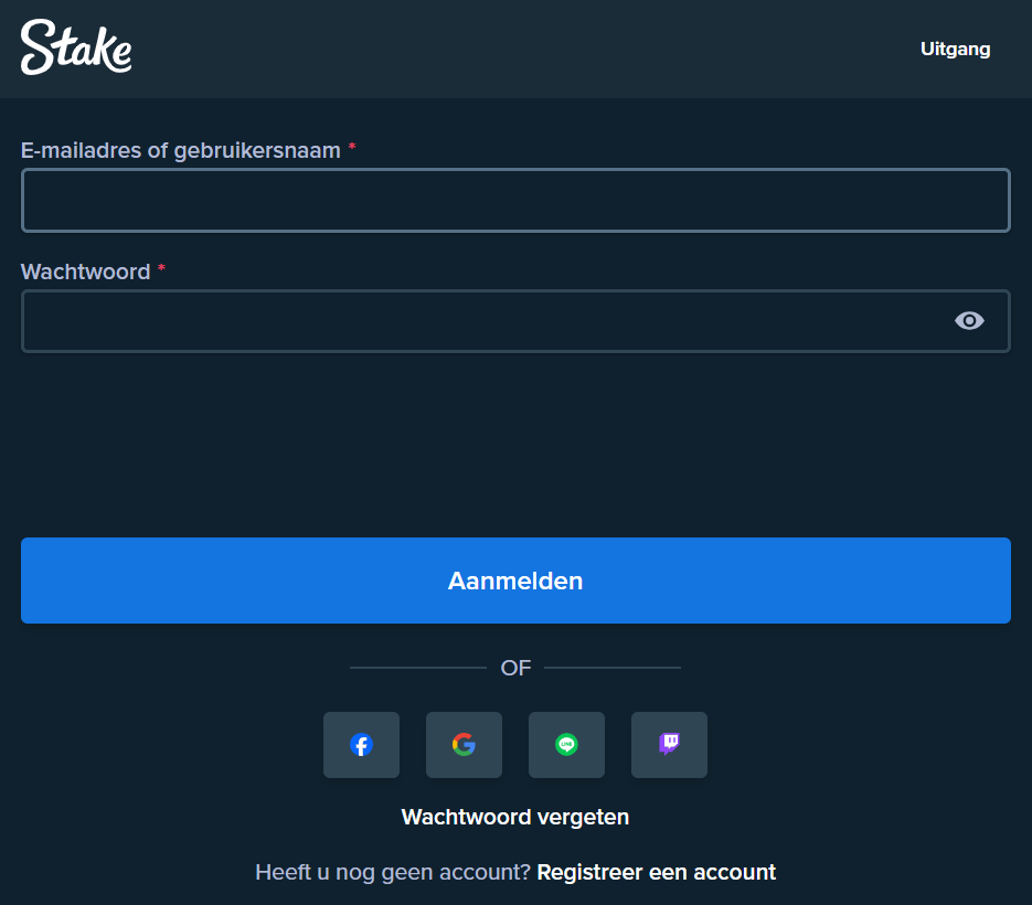 Login Stake Casino in the Netherlands